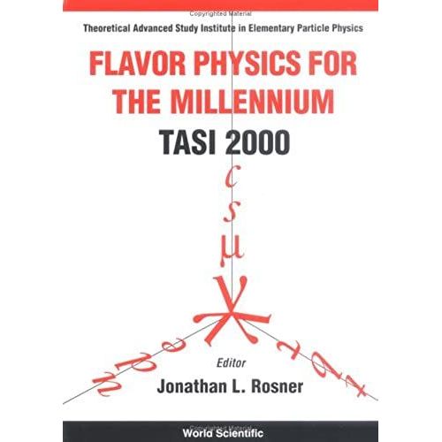 Flavor Physics For The Millennium (Tasi 2000) - Proceedings Of The Theoretical Advanced Study Institute In Elementary Particle Physics    Format Reli 