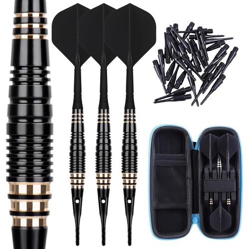 Flechette Pointe Plastique,3 Flchettes Pour Cible lectronique [18g], Jeu De Flchettes Professionnel Avec 30 Pointe Pour Cible De Flechette Electronique
