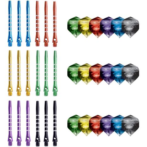 Flechettes Pour Cible Electronique, 12 Flechette Pointe Plastique, Tiges De Flchettes En Mtal Universelles Vols De Flchettes Assortiment Daccessoires De Flchettes Kit De Lancer De Filetage