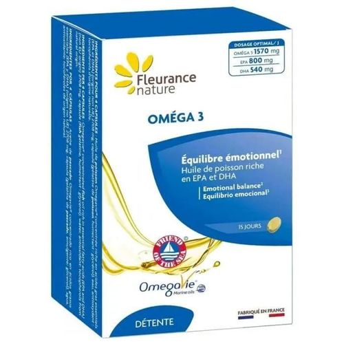 Fleurance Nature Omga 3 15 Jours 60 Capsules