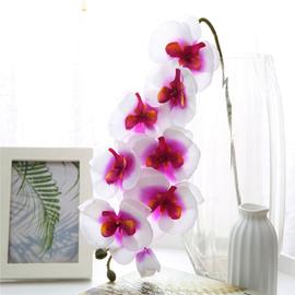 Fleurs artificielles en soie, 1 pièce, fausses fleurs, décoration de  maison, Bouquet de fleurs artificielles DIY pour mariage, fausse  plante~Purple White | Rakuten