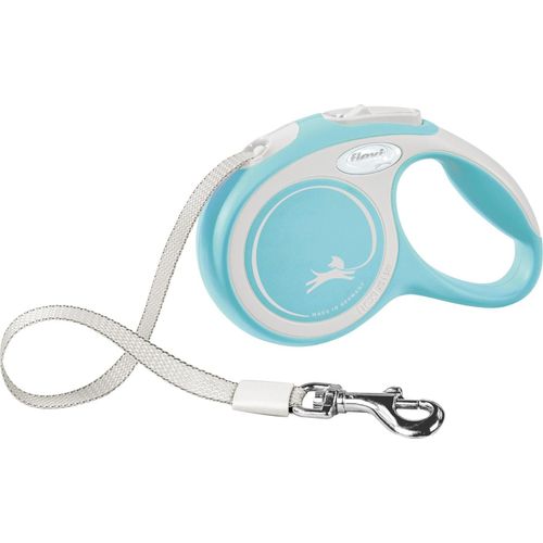 Flexi New Comfort Laisse Sangle S 5m Bleu Clair