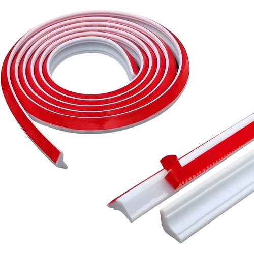 Flexible PVC Garniture du Quadrant 5M Bordure Murale Autoadhésive