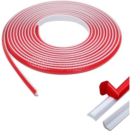 Flexible PVC Garniture du Quadrant 5M Bordure Murale Autoadhésive