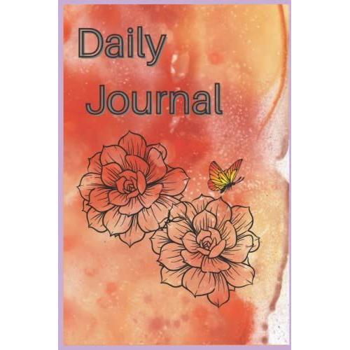 Floral Daily Journal: 100 Lined Pages Original Artwork Cover   de Bee, Skim  Format Broch 