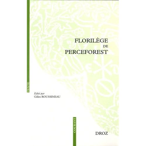 Florilge De Perceforest    Format Grand Format 