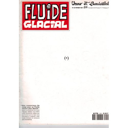 Fluide Glacial 212 .. Gotlib, Landri, Hugot, Coyote, Pichon, Gimenez, Goossens, Moerell, Master .!