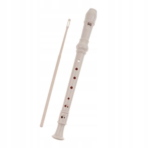 Flte  Bec Soprano Abs Aigu Avec Tige De Nettoyage Pour Dbutants, 8 Trous