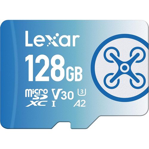 Fly Carte Micro Sd 128go, Carte Microsdxc Uhs-I, Jusqu' 160 Mo/S En Lecture, A2, U3, C10, V30, Carte Tf Compatible Avec Drone Et Camra D'action(Lmsflyx128g-Bnnaa)[Lot6240280]
