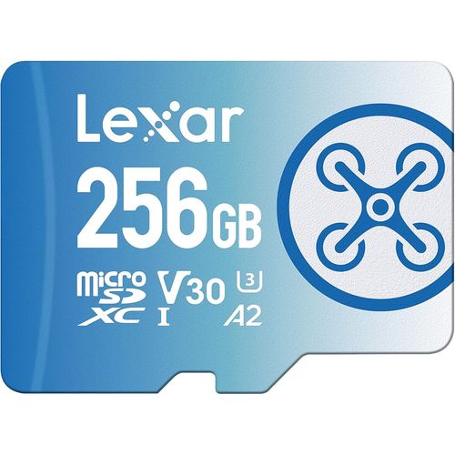 Fly Carte Micro Sd 256 Go, Carte Microsdxc Uhs-I, Jusqu' 160 Mo/S En Lecture, A2, U3, C10, V30, Carte Tf Compatible Avec Drone Et Camra D'action(Lmsflyx256g-Bnnaa)[Lot6240277]