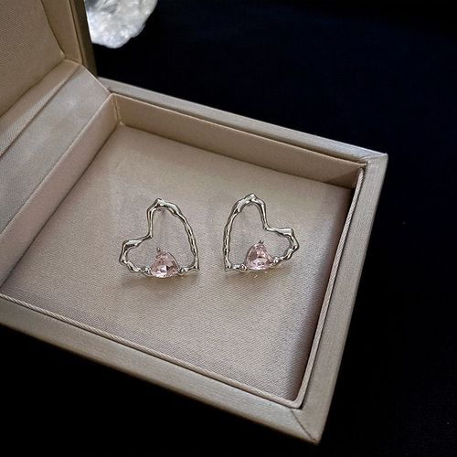 Fnio-Petites Boucles D'oreilles En Mtal Pour Femme, Bijoux En Forme De CUr, Pendentif, Piercing, Tendance, Mode Corenne