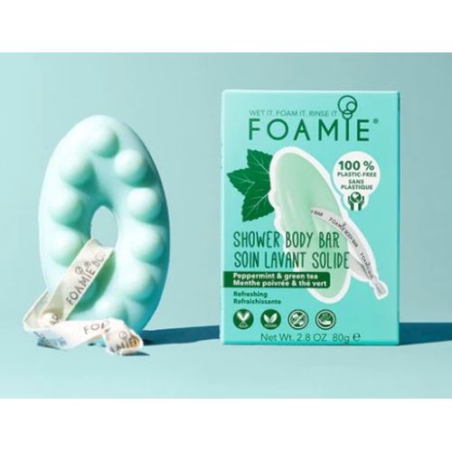 Foamie - Soin Lavant Solide Menthe Poivre Et Th Vert