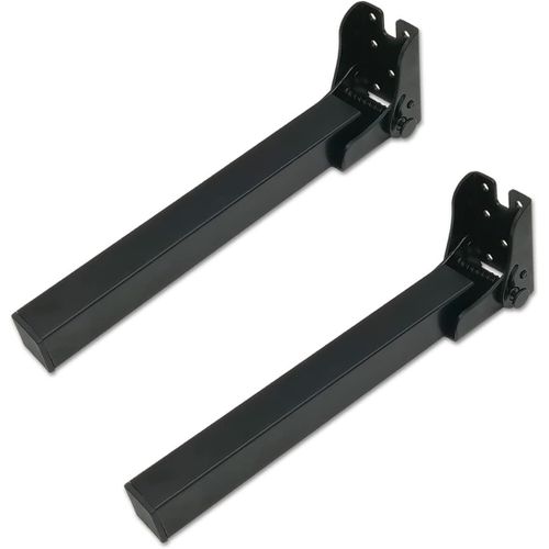 Folding Table Legs,Folding Table Legs,Folding Base|Height: 40 Cm|Design: Black Metal|Square: 2.5x2.5 Cm|For Camper Vans,Caravans,Restaurants,Beds,Sofa|Set Of 2