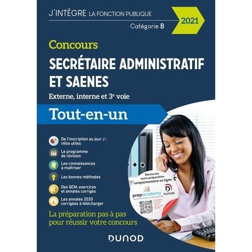 Concours Secrtaire Administratif Et Saenes Externe, Interne Et 3e Voie - Tout-En-Un    Format Beau livre 
