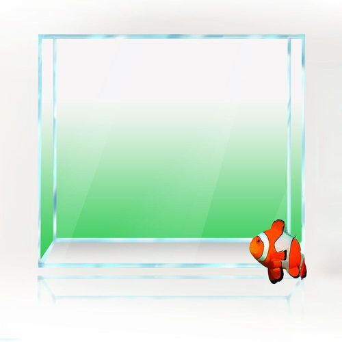 Fond Carr Pour Aquarium,Blanc,Jaune,Vert,Bleu,Noir,Dgrad,Impression Simple,Papier Peint,Dcorations D'arrire-Plan Pour Aquarium,Pvc - Type Green-25x25cm 10x10in