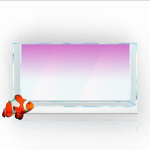 Fond Carr Pour Aquarium,Blanc,Jaune,Vert,Bleu,Noir,Dgrad,Impression Simple,Papier Peint,Dcorations D'arrire-Plan Pour Aquarium,Pvc - Type Pink-35x35cm 14x14in