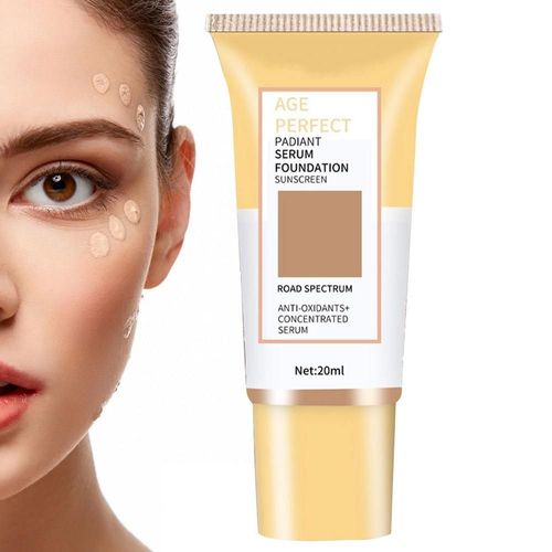 Fond De Teint Liquide Nourrissant, Correcteur Pour Peau Grasse, Fond De Teint Couvrant, Contrle De L'huile, Rparation, Durable, Non Poreux, Crer Du Satin, 20ml