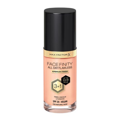 Fond De Teint - Max Factor - Facefinity All Day Flawless - C50-Natural Rose - 30 Ml - Tous Types De Peau