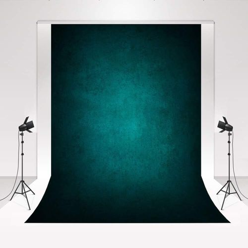 Fond Noir Studio Noir-Vert Gradient 1.5x2.2m Rtro Mariage Photo Booth Props Pliable Vido Fond Superbe Velours Texture Photocall Accessoires Star Magazine Photo Fond