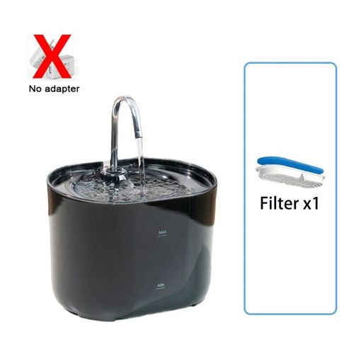 Fontaine  Eau Automatique En Acier Inoxydable Pour Animaux De Compagnie,Pompe  Eau Ultra Silencieuse,Distributeur D'eau Potable Pour Chats Et Chiens - Type B-Basic