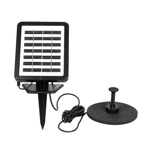 Fontaine Solaire Flottante Avec Lumires Led  Pompe  Eau Submersible 1,5 W Pour Dcoration De Jardin Et Bains D'oiseaux
