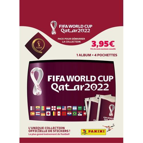 Stickers World Cup Qatar 2022, Os 4 Pochettes + Album