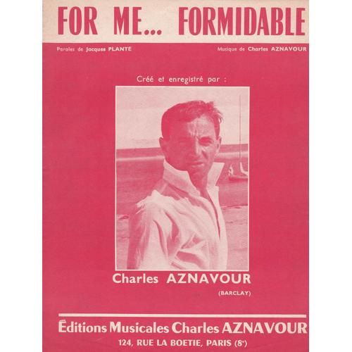 For Me... Formidable (Aznavour)
