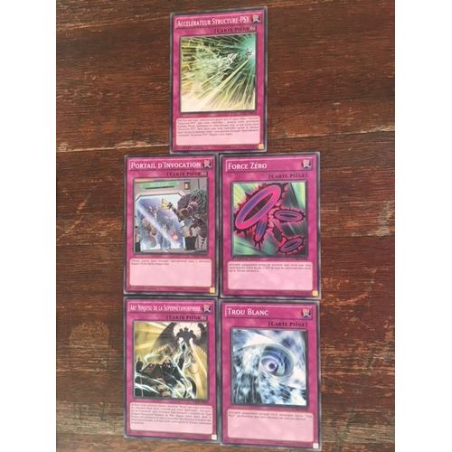 Force Zro + Portail D'invocation + Art Ninjitsu De La Supermtamorphose + Trou Blanc + Acclrateur Structure Psy (Yu Gi Oh)
