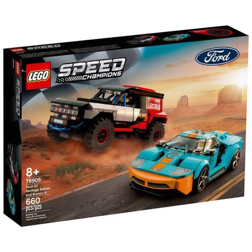 Lego Speed Champions - Ford Gt Heritage Edition Et Bronco R