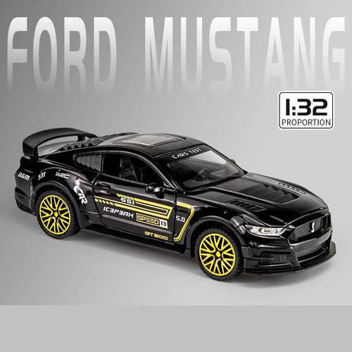 Ford Mustang Gt500 1/32, Modle De Voiture En Alliage De Simulation, Jouet Pour Enfants, Vhicules Mouls, Loisirs De Collection