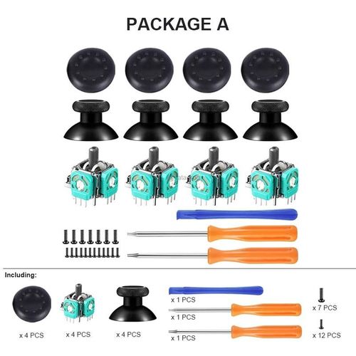 Forfait 1 - Data Frog-3d Analog Stick Lb Practical Bumper Trigger Button, Slim Contrmatrielle, Repair Accessrespiration For Xbox One S Contrmatrielle