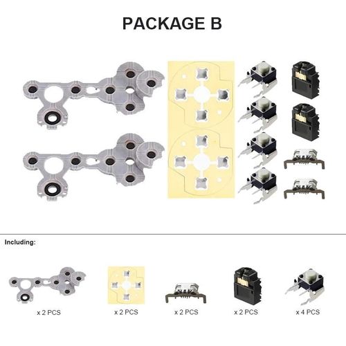 Forfait 1 - Data Frog-3d Analog Stick Lb Practical Bumper Trigger Button, Slim Contrmatrielle, Repair Accessrespiration For Xbox One S Contrmatrielle