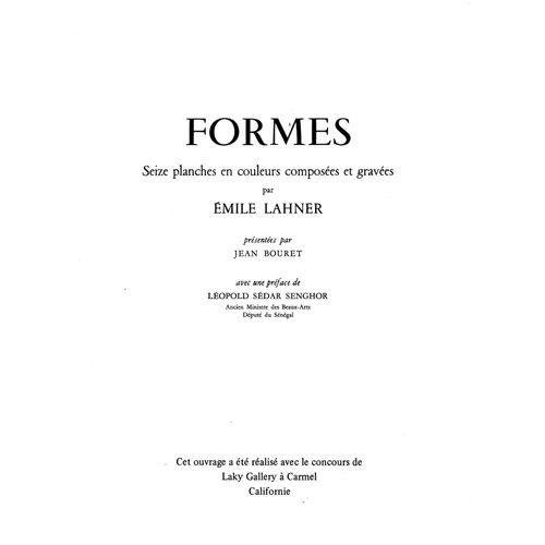 Formes   de EMILE LAHNER