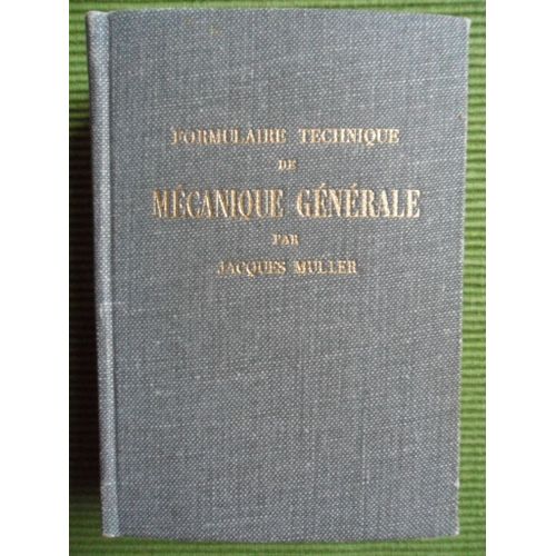 Formulaire technique de mécanique générale 16ème édition Rakuten