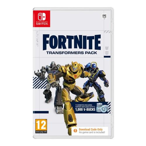 Fortnite : Pack Transformers Edition Code In A Box Switch