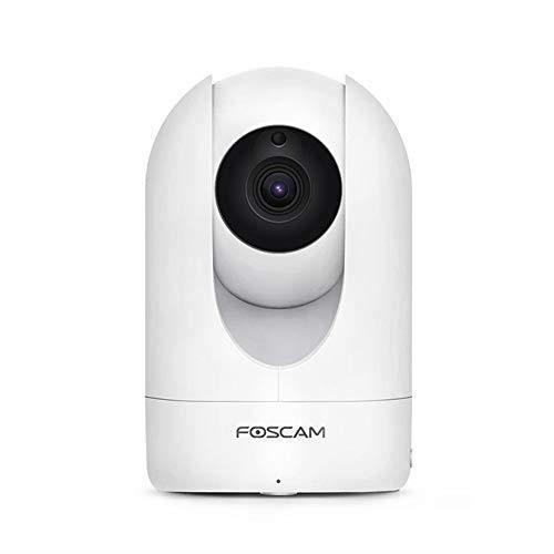 Foscam R4m Camra De Surveillance  Double Bande Rotative Et Orientable Super Hd Ip Wifi Avec Vision Nocturne 4 Mp, Emplac R4
