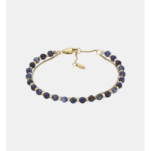 Fossil - Bracelet Double-Rang Chane Et Perles - Multicolore