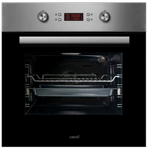 FOUR ENCASTRABLE CATA NOIR PYROLYSE 70L MULTI-FONCTION PORTE FROIDE CLASSE A