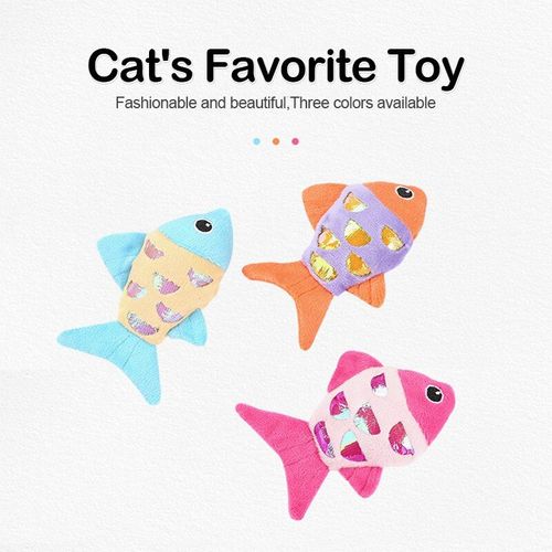 Fournitures Pour Animaux De Compagnie, Jouet Interactif Et Amusant En Forme De Poisson,  Mcher, Griffes, Morsure Au Pouce, Pour Chaton, Nouveau