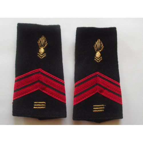 Fourreaux Corps Technique Et Administratif Grade Caporal 3 Brisques Arme De Terre