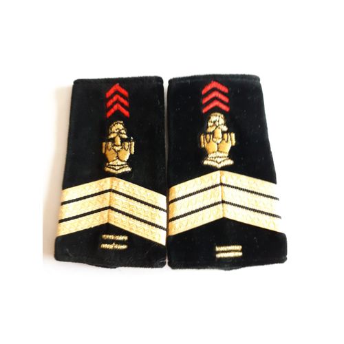 Fourreaux Grade Sergent-Chef Plus 10 Annes 17 Rgp -Genie Parachutiste Arme De Terre