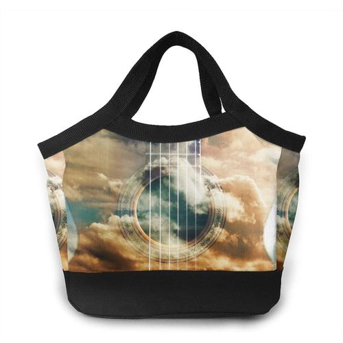 Fox In Space Sac  Lunch Portable Sacs Fourre-Tout - Guitare Fantasy Instruments