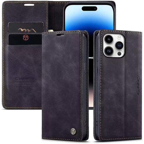 Fpcun Coque Compatible Avec Samsung Galaxy A53 5g,Etui En Cuir Pu Portefeuille Case Avec Fente Carte,Fermeture Magntique Und Folio/Flip Bquille Pour Samsung Galaxy A53 5g,Phone Cover,Noir