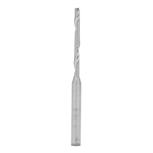 Fraise A Queue Helicoidale Simple A Tige De 3,175 Mm Pour Acrylique Et Abs (2,5 X 22 X 45 Mm)