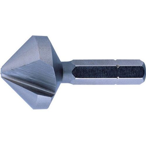 Fraise Conique 90,  Queue Hexagonale 1/4'',  Nominal : 12,4 Mm, Plus Petit  2,8 Mm, Long. Totale 35 Mm, Pour Vis  Tte Fraise : M6