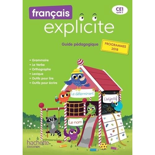 Franais Explicite Ce1 - Guide Pdagogique (1 Cl Usb)   de Castioni Lucien  Format Beau livre 
