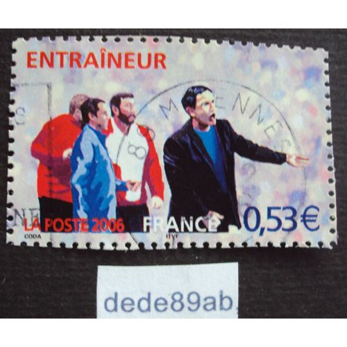 France.. 0.53e Coupe De La F.I.F.A. 2006 En Allemagne : Entraineur . Oblitr Used Stamp.