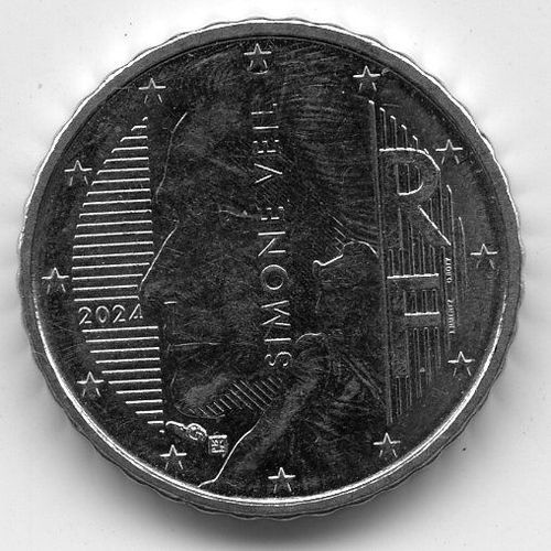 France 10 Centimes D'euro 2024 Simone Veil