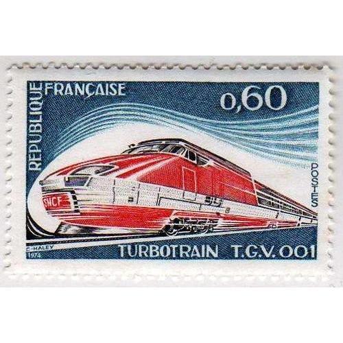 France 1974-75 - Y&t N1802 - 60c - Turbotrain T G V 001 - Neuf