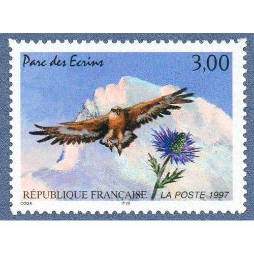 France 1997, Trs Beau Timbre Neuf** Luxe Yvert 3054, Nature De France, L'aigle Royal Et Le Chardon Bleu Parc Des crins - La Barre Des Ecrins.